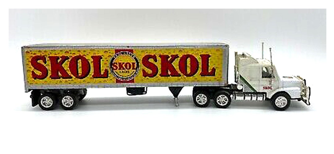 1/97 Scale Matchbox Scania Semi Tractor Trailer 