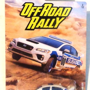 Matchbox 2015 Subaru WRX ST1 Rallye Rennauto - Mint auf Karte