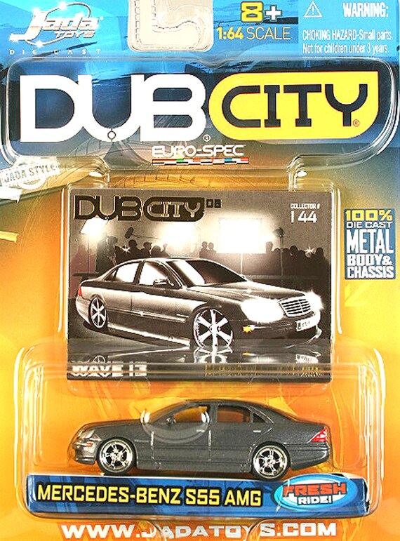 Jada 1 64 DUB CITY Mercedes benz S55 AMG Color Silver gray Mint in