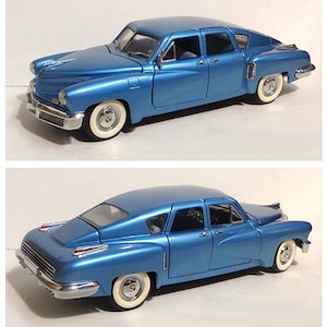 Franklin Mint 1/24 Scale 1948 Tucker Torpedo - Precision Diecast Model Replica - Not a Toy! - Near Mint No Box