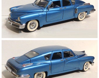 Franklin Mint 1/24 Scale 1948 Tucker Torpedo - Precision Diecast Model Replica - Not a Toy! - Near Mint No Box