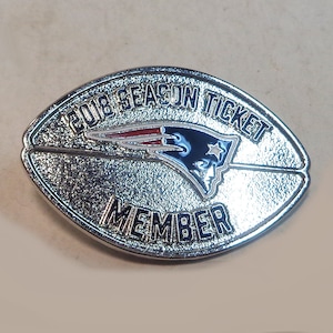New England Patriots Dauerkartenhalter Pin - Mint Form!