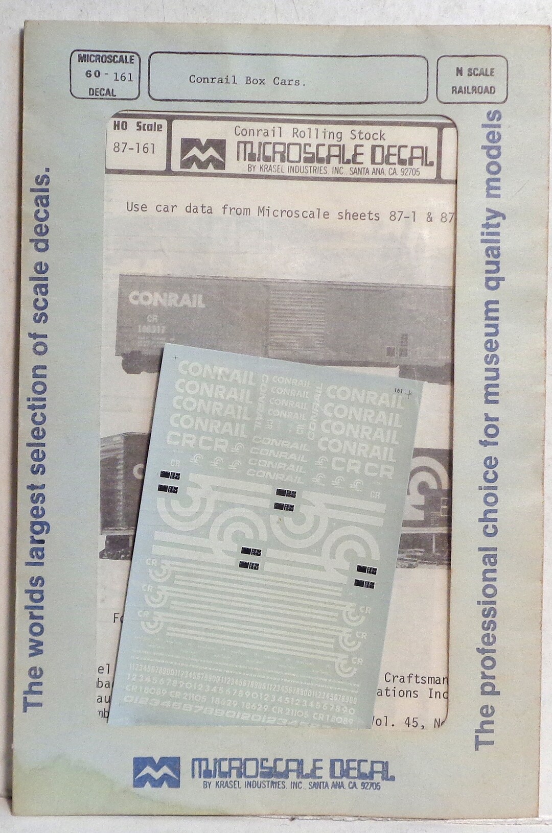 N Scale Micro-scale Decals Set conrail NEW in - Etsy