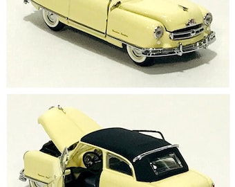 フランクリンミント 1950年 ナッシュ・ランブラー コンバーチブル 1/43 1/43 Scale VERY Rare 1950 Nash Rambler Diecast Replica by the