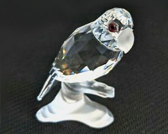 Swarovski Crystal Parrot - Mint condition in the original canister - 2.25 inches tall!