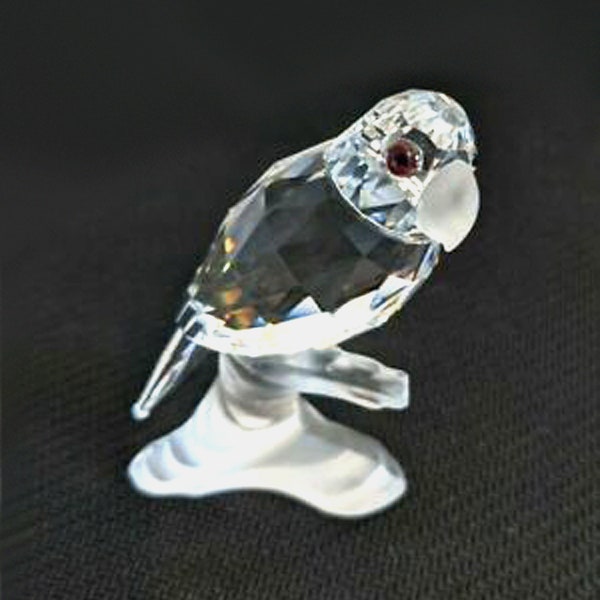 Swarovski Crystal Parrot - Mint condition in the original canister - 2.25 inches tall!