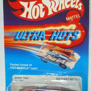 Hot Wheels Quick Trik Ultra Hots - RARE 1980er Jahre Ferrari 308 Mint auf Karte
