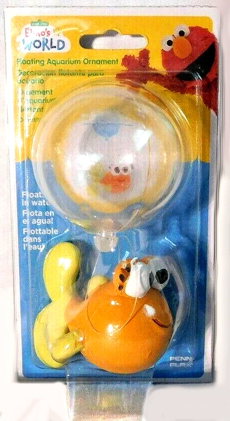 Elmo's World dorothy Fish Tank Floating Ornament New in Package Hard to