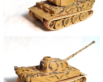 タイガー I - 1:35 ジオラマ - ユニークなコレクター アイテム - Etsy 日本