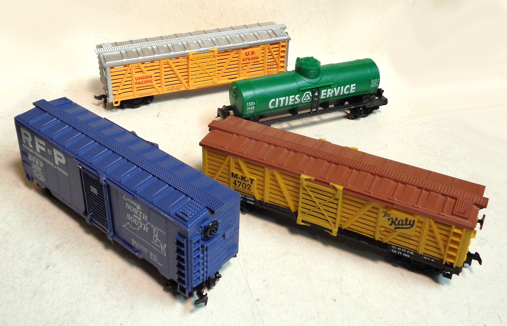 HO Scale usado Lote de vagón de carga - CUATRO (4) Vagones de carga  realistas como se muestra en la imagen. - Etsy México, image size:2000x1289