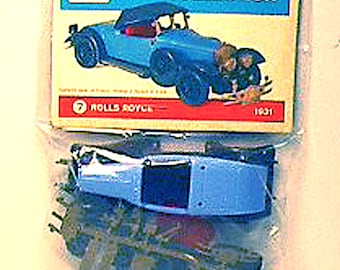 1/64 Scale 1931 Rolls Royce 1960s RARE Citgo givaway Mini Model Car kit