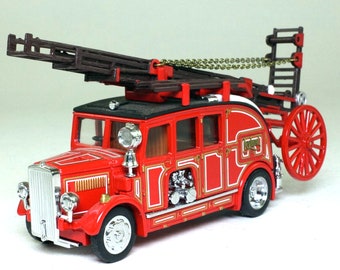 Matchbox 1/43 scale 1936 Layland FK-7 Fire Engine - Incredible Details!