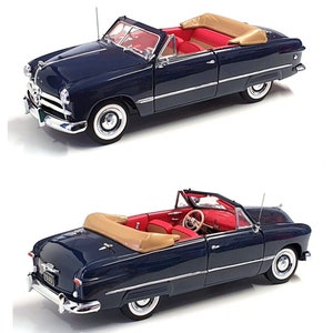 ミニカー FRANKLIN MINT FORD CONVERTIBLE/1949 Franklin Mint 1/24 Scale 1949 Ford Convertible(top Down Version