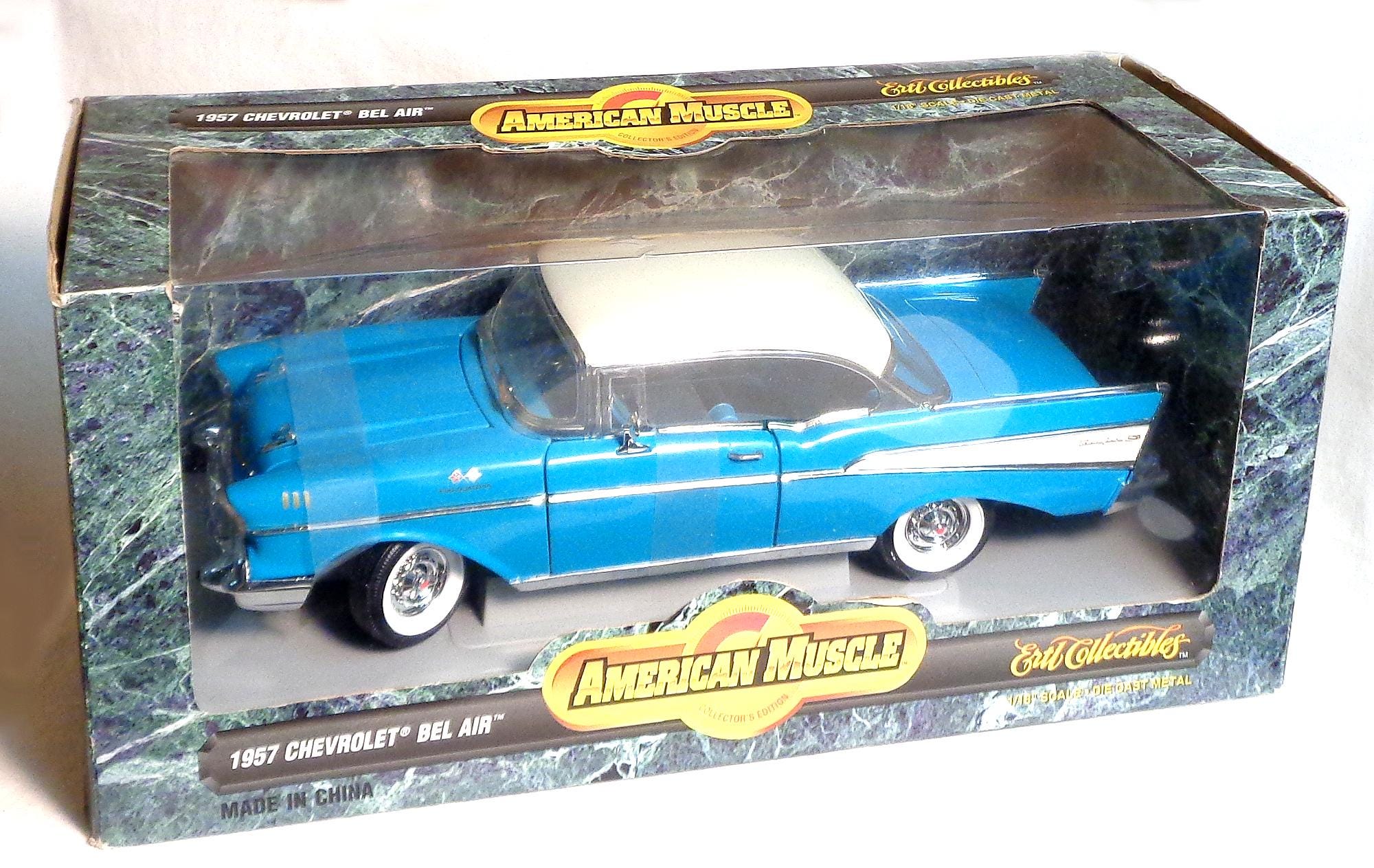 1/18 Scale 1957 Chevy Bel Air Hard Top - American Muscle Diecast