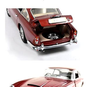 Aston Martin DB5 Danbury Mint – 1/24 – Bordeaux – Édition James Bond 1962 – Neuve