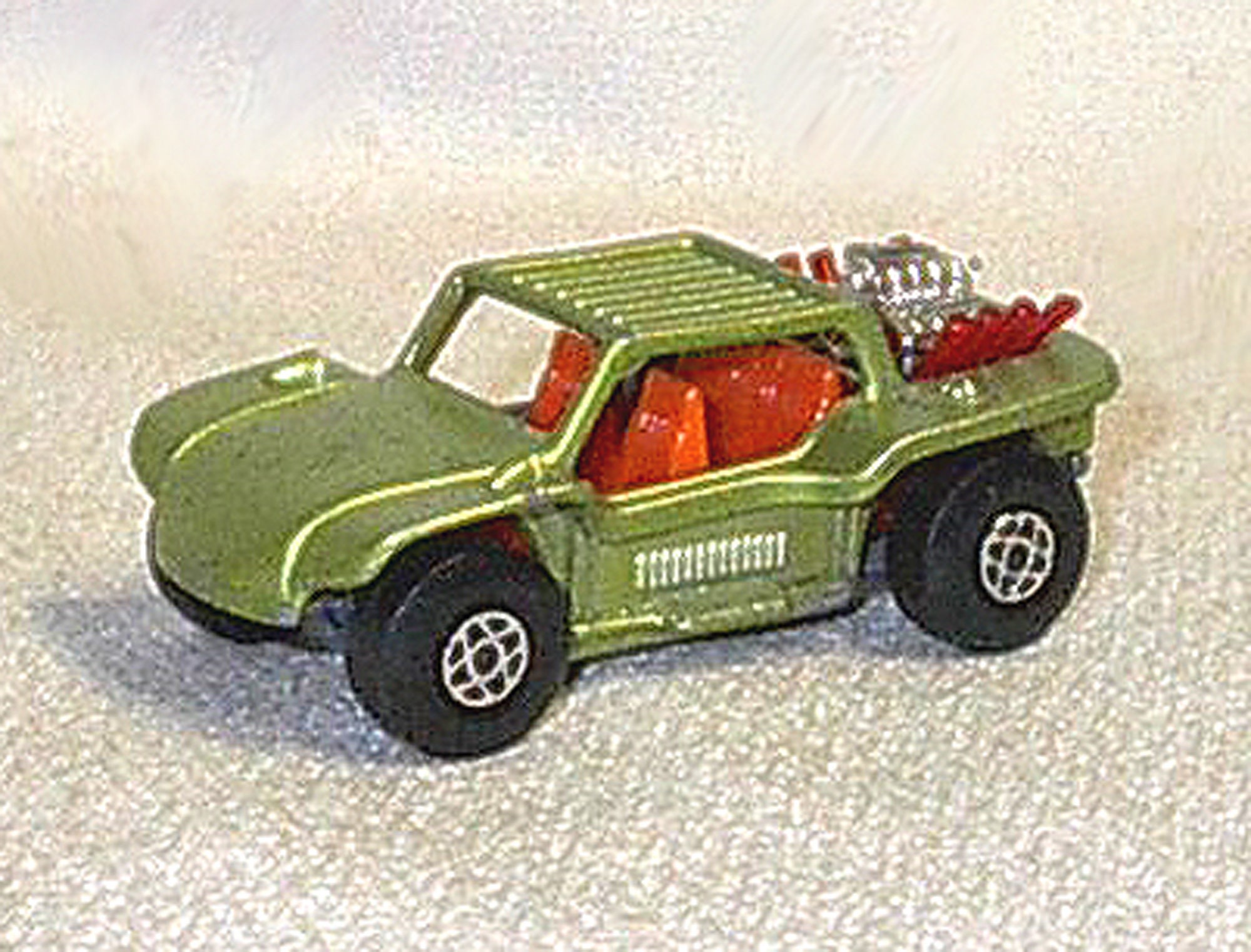 Voiture Diecast Matchbox Superfast Baja Buggy N°13 - Verte - 1971 - Occasion Collection