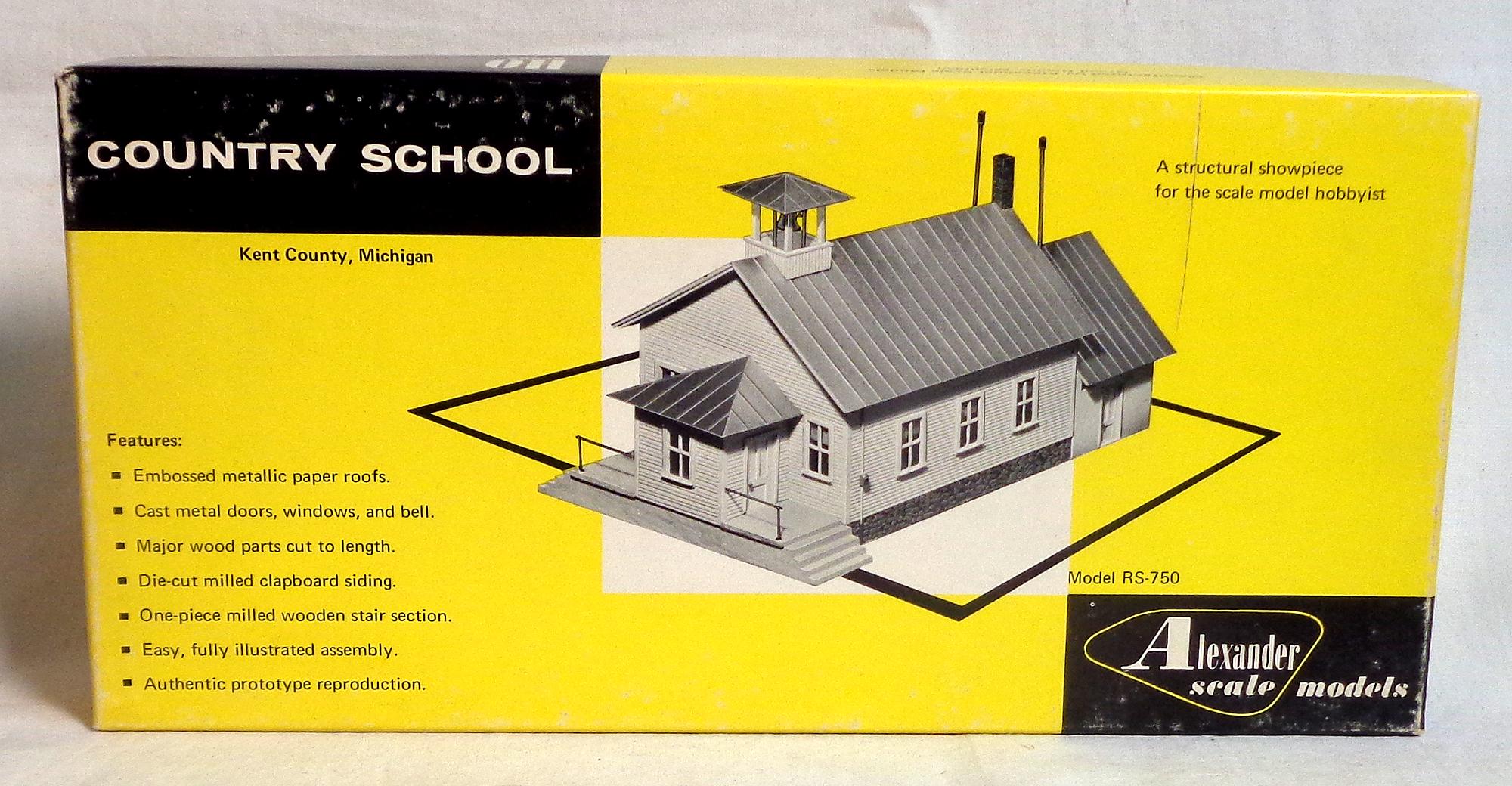 HO Scale Train Building KIT - Alexander Scale Models Wood Kit ...