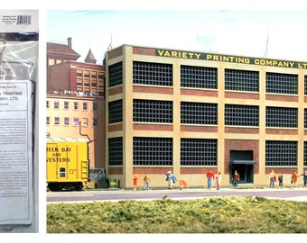 HO Scale Train Building KIT - Walthers Variety Printing Company(Profile Kit) - NEW in Box!