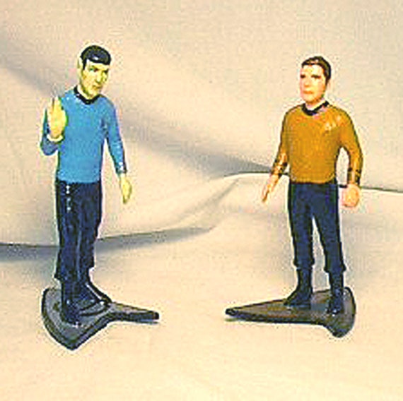 Product Image Star Trek Spock Captain Kirk Inch Figures by