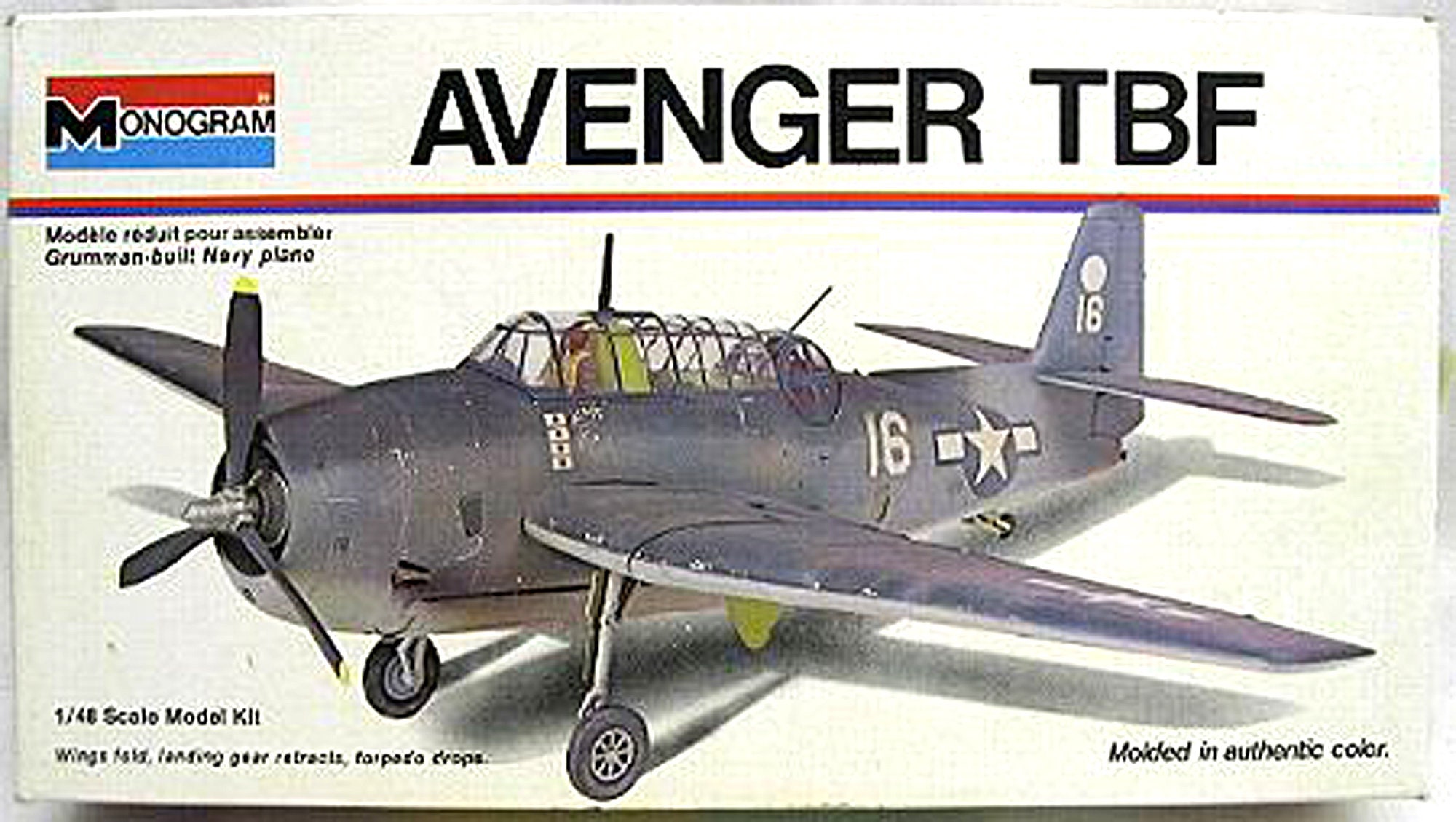 1/48 Scale Monogram Model Kit Grumman Avenger TBF Torpedo Etsy