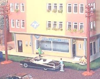 Miniature N Scale 1959 Cadillac Eldorado convertible - 3787