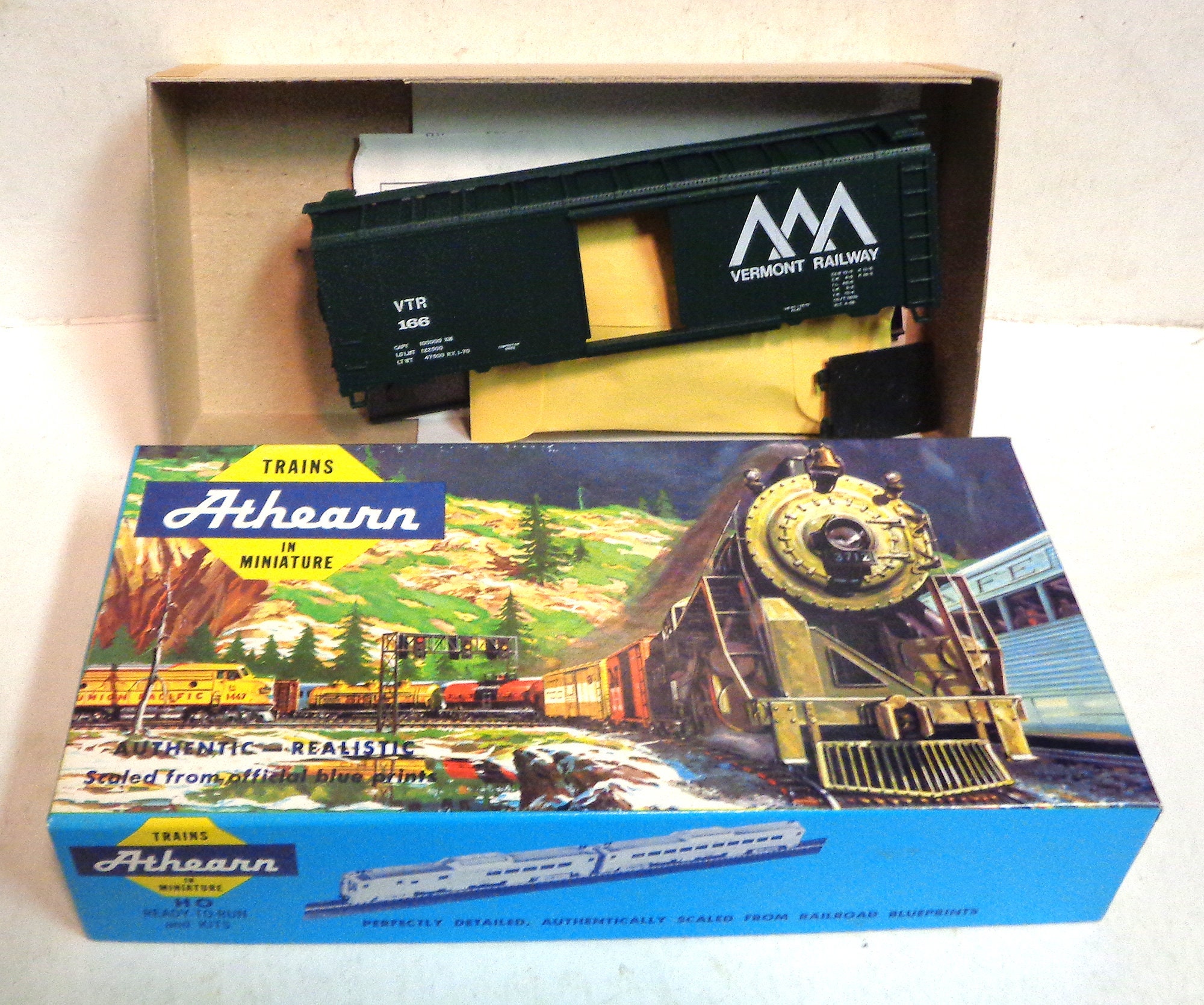 【非売品 記念品】Athearn HOゲージ 1995-96年 2点セット HOスケール 新品デッドストック - Athearnキット - 「バーモント鉄道
