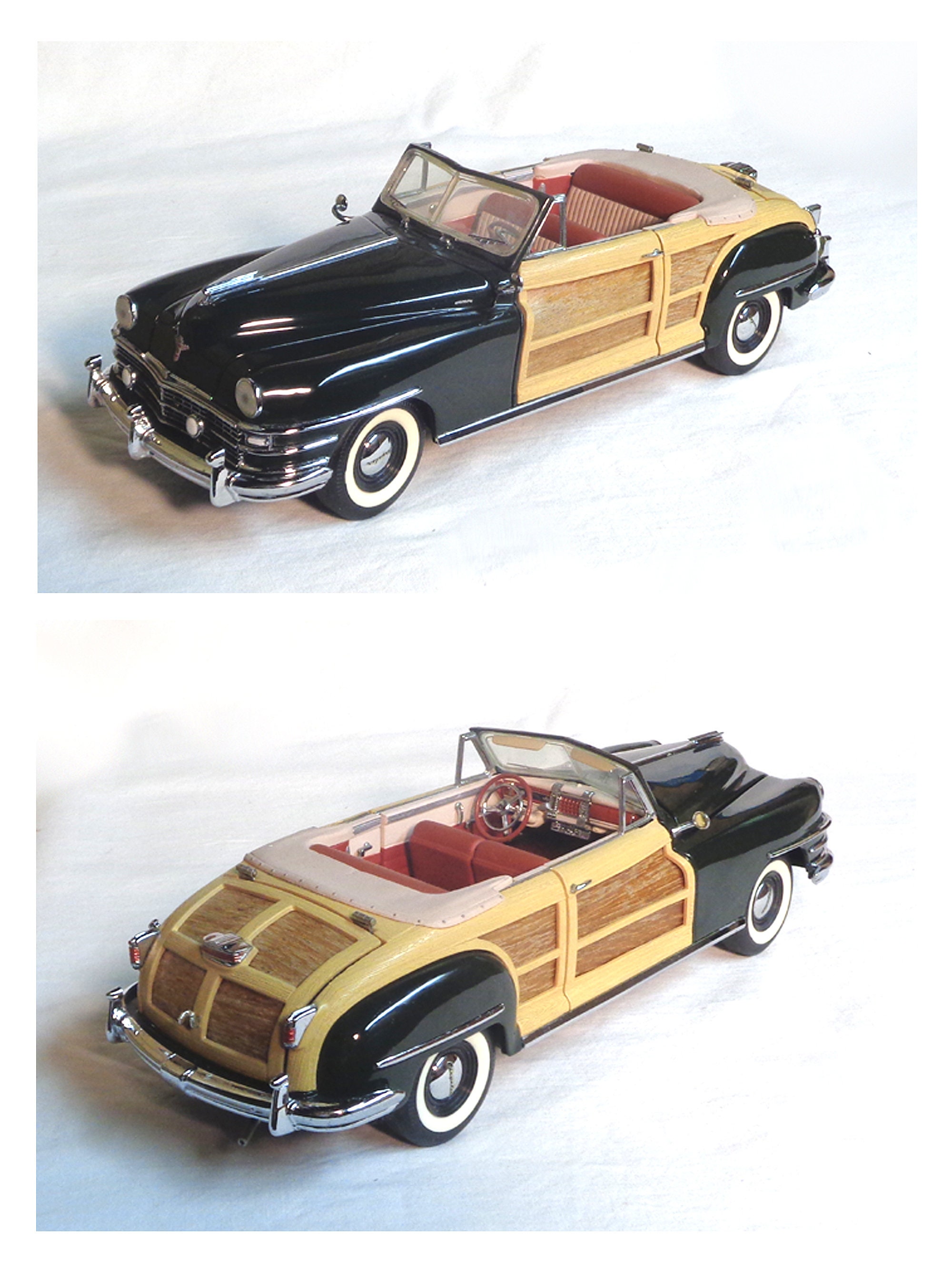 DANBURY MINT DOVE GRAY 1948 CHRYSLER TOWN & COUNTRY **VERY
