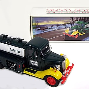 Banco de camiones Hess 1985 en excelente estado cosmético: ¡¡¡CONDICIÓN EXCEPCIONAL EN LA CAJA ORIGINAL!!!