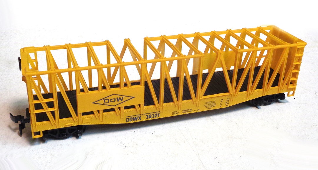 HO Scale Used Freight Car ROCO Steel Beam Frame Car as Pictured. Etsy