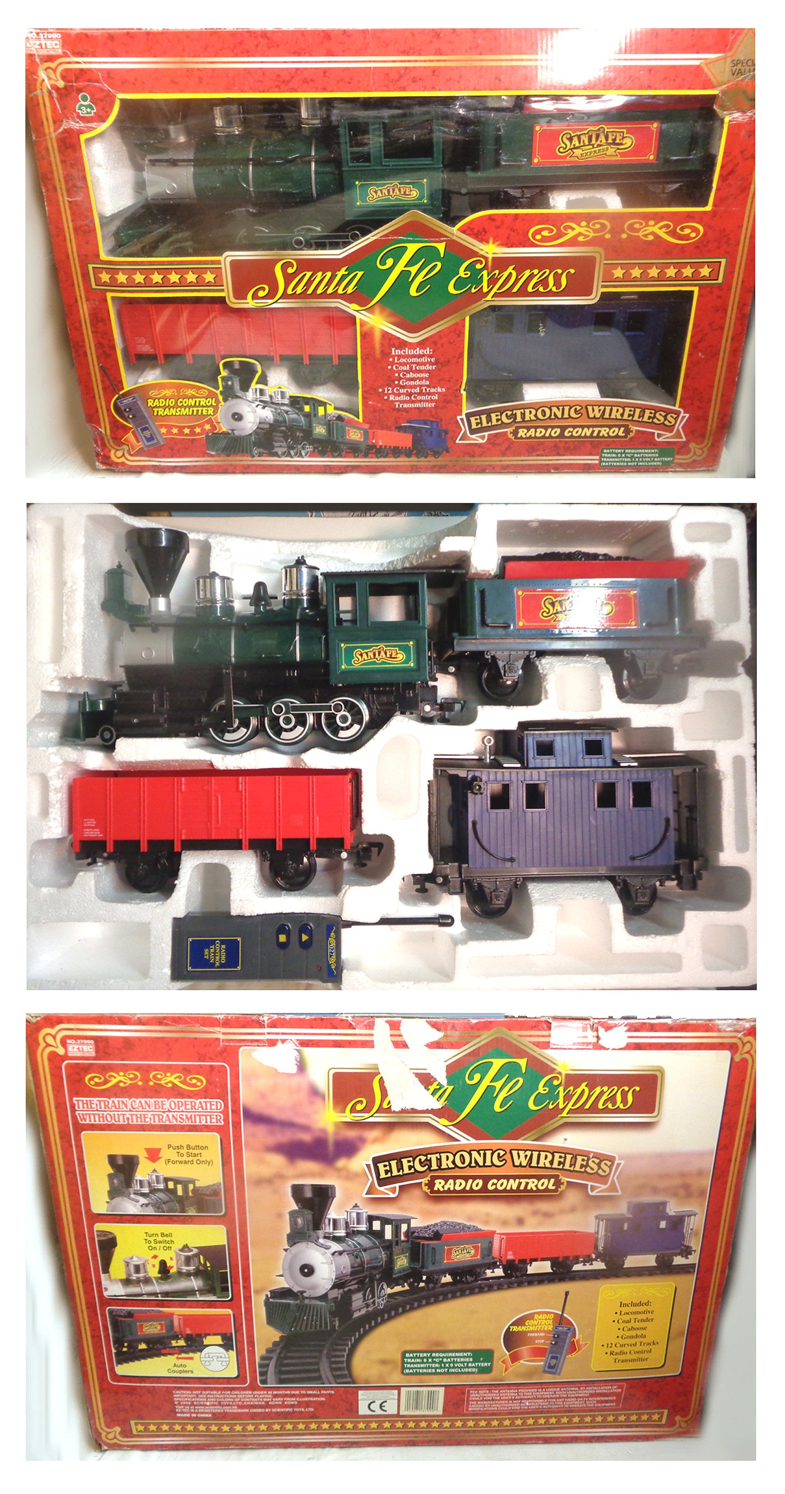 Eztec g scale santa fe express electronic wireless radio etsy