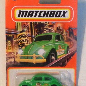 Matchbox 1962 Vw Käfer TAXI - Mint auf Karte