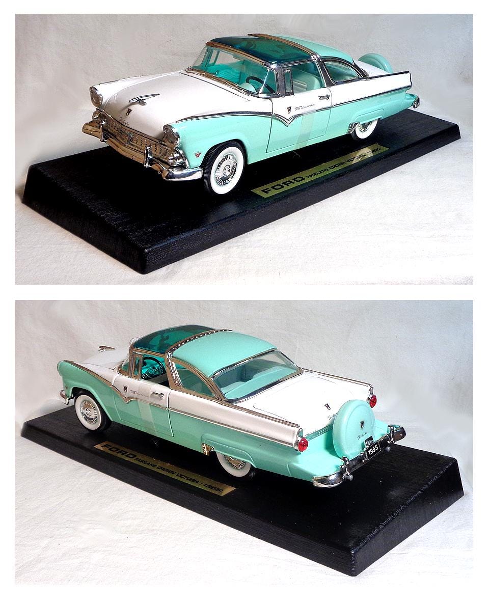 1/18 Scale 1955 Ford Crown Victoria W/continental Rear End. - Like