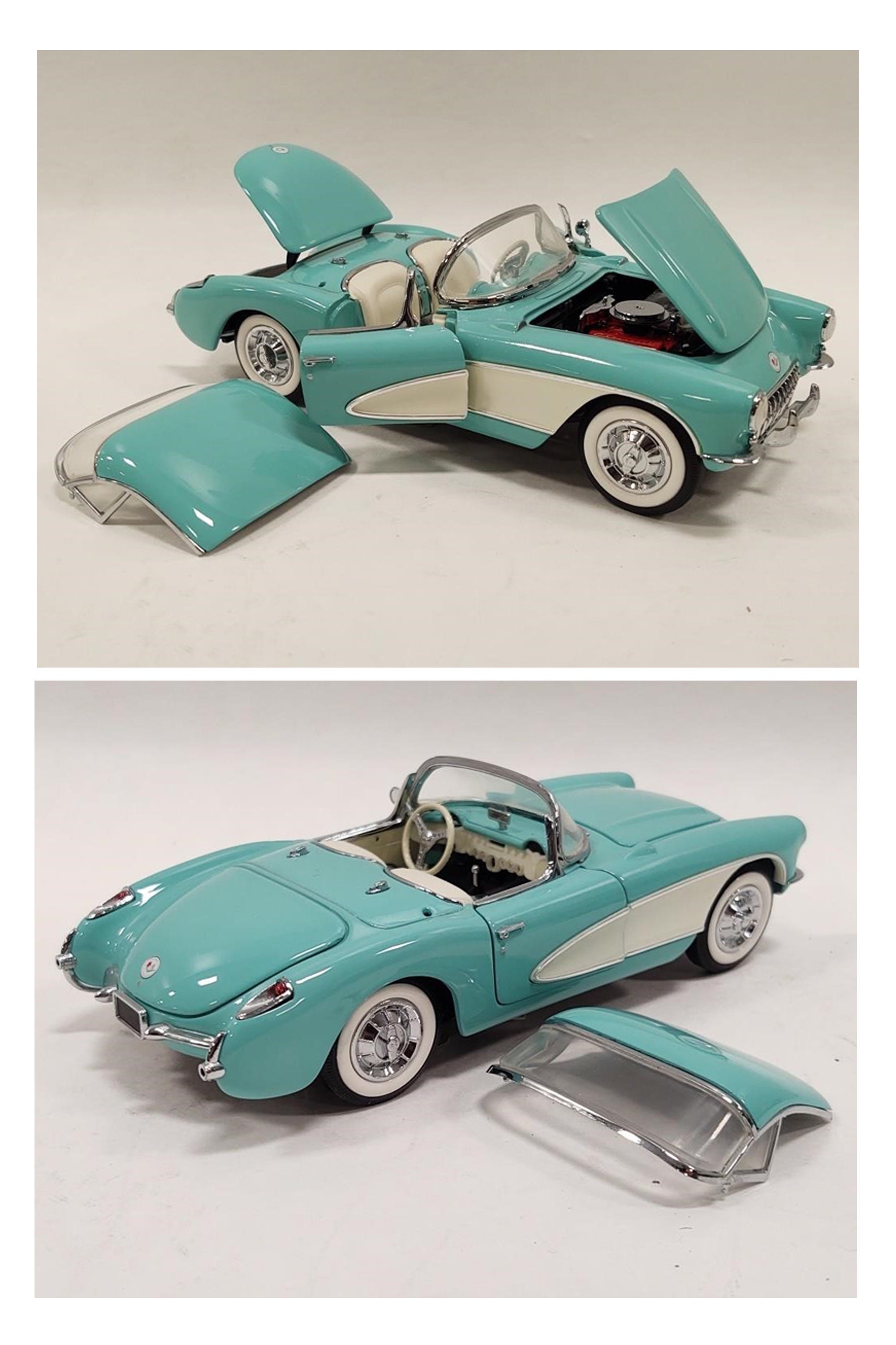 ☆激レア絶版*フランクリンミント*1/24*1956 Chevrolet Corvette Roadster-