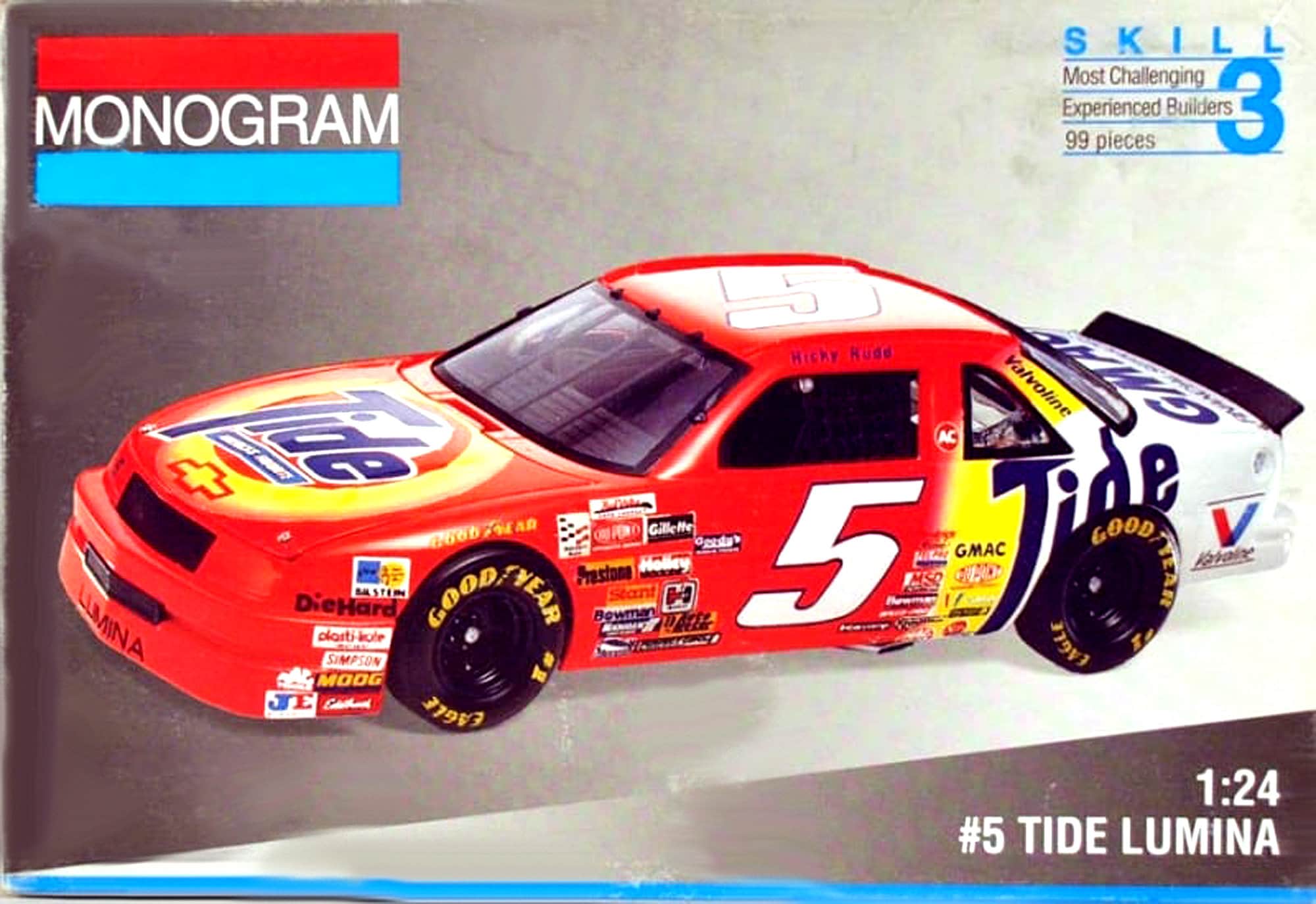1/24 Scale Monogram Tide Chevy Lumina Stock Race Car - Ricky Rudd