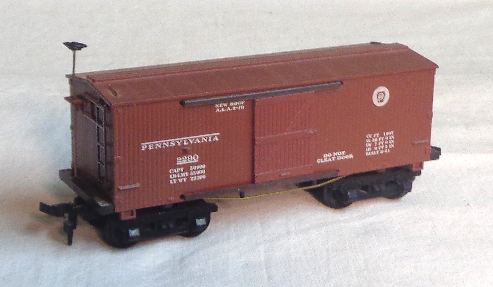 Bachmann Industries Vagone Merci Old-Time Pennsylvania Linee - Scala HO, 1:87, Con Couplers E-Z Mate