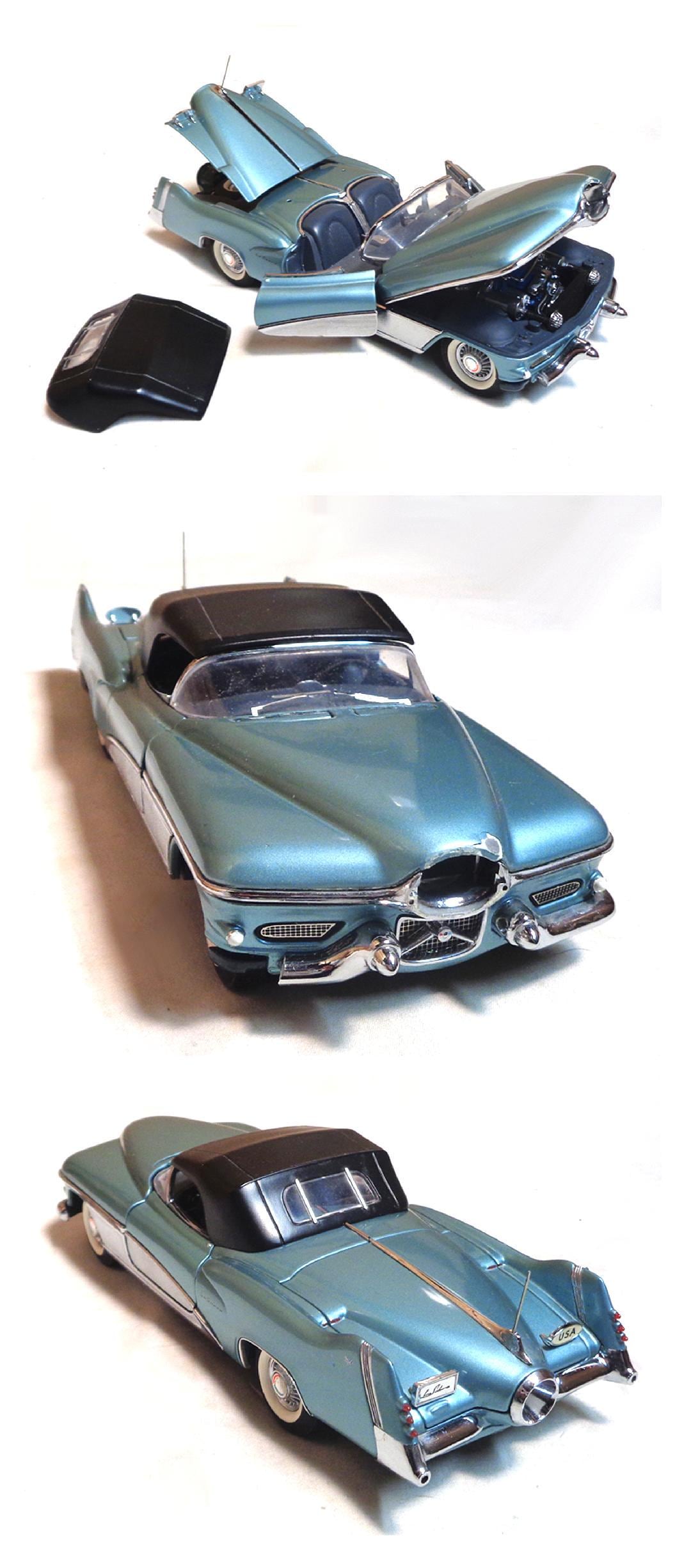 Franklin Mint 1/24 Scale 1951 Buick LeSabre Show Car - Diecast Pre-owned with damage - Please read description for full details. Sold AS IS.