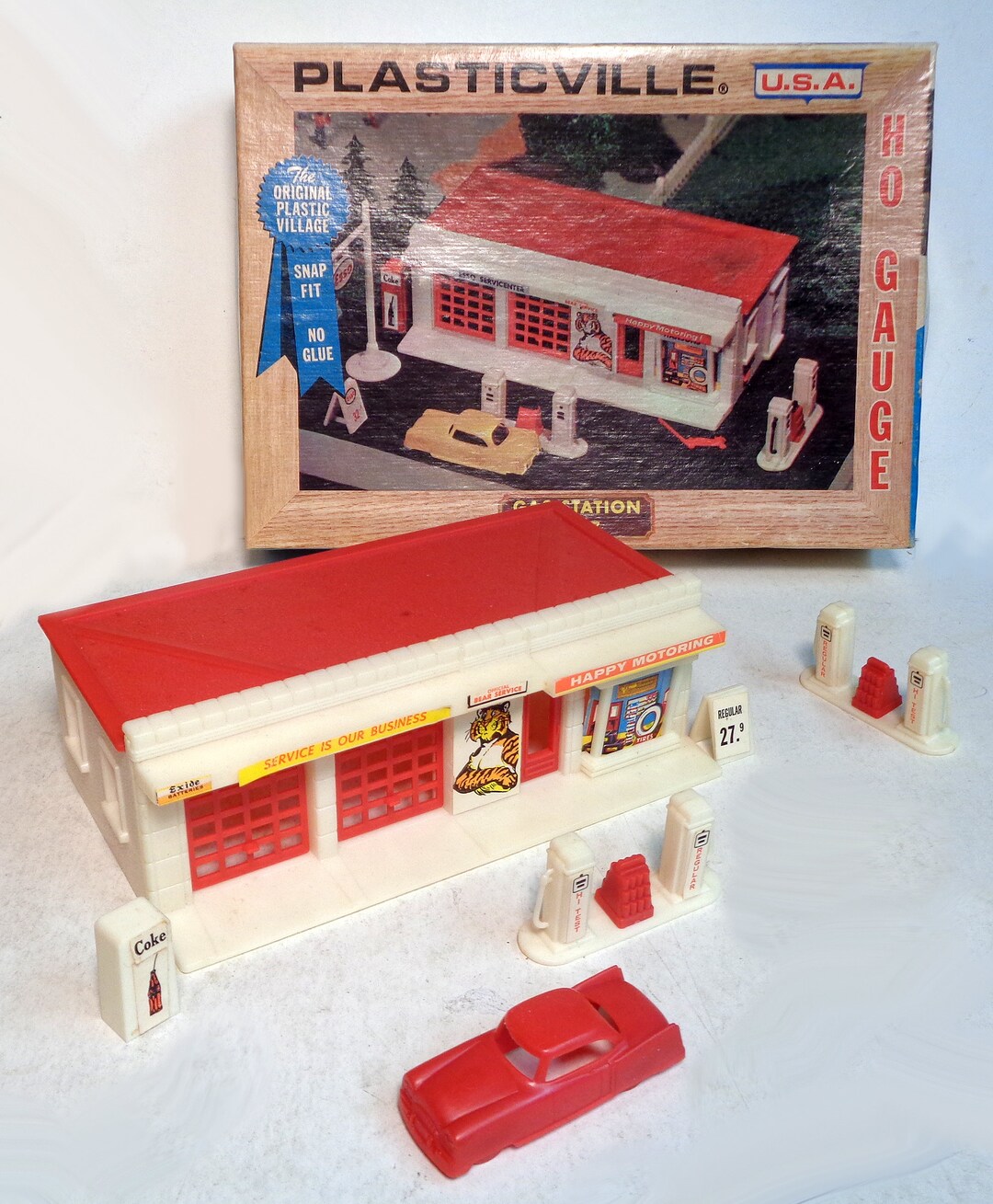 HO Scale Vintage Plasticville Building Kit 