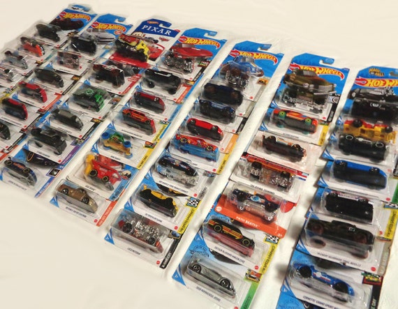 Hotwheels Lot of FIFTY All DIFFERENT NEW Hot Wheels in Packages