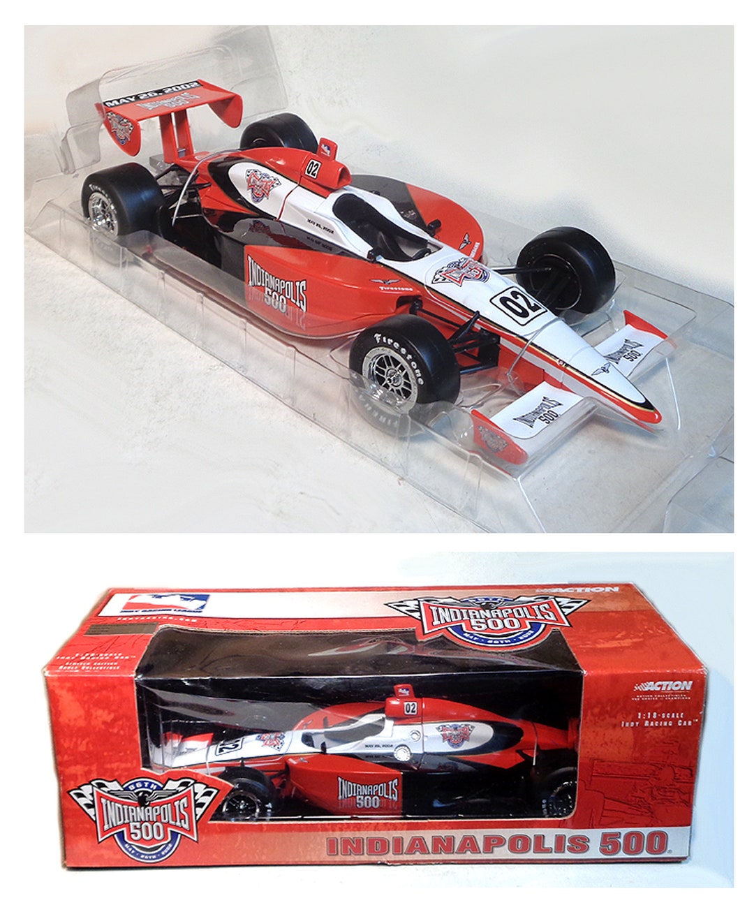 【貴重】Indianapolis 500 イベントカー1/18スケールモデル 1/18 Scale 2002 Indianapolis 500 Indy Event Race Car - Diecast