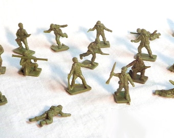 1/72 HO AIRFIX Vintage US Marines Soldiers Partial Set - Excellent condition
