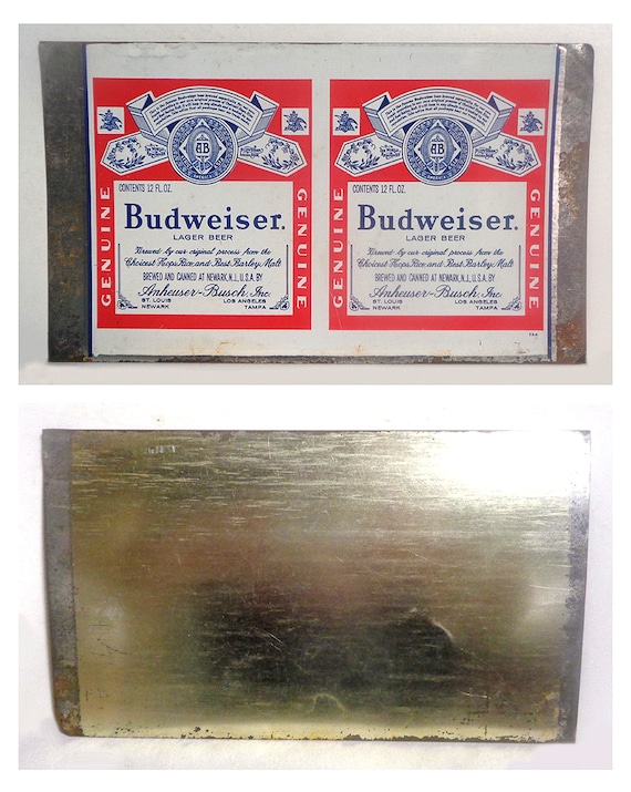 VERY Rare Budweiser UNROLLED Can From Late 1950s - Early 1960s - Etsy