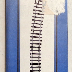 N Scale set of 6 pieces - 9 3/4 inch Radius Curve tracks - Nickel Silver - New in package!