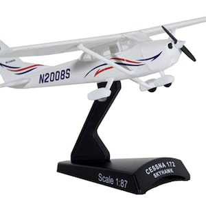 1/87 HO スケール - セスナ 172 スカイホーク飛行機 - 素晴らしい
