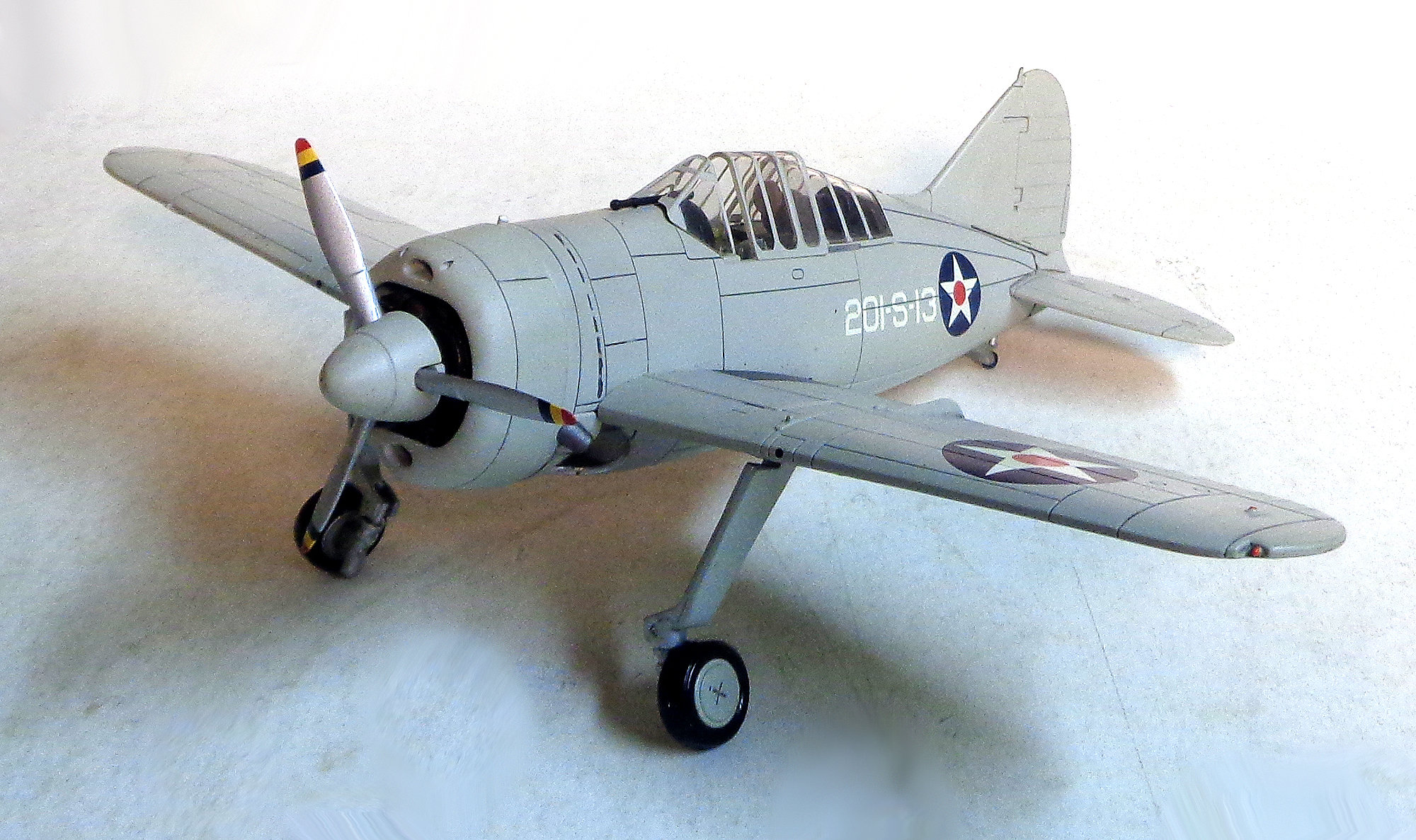 Hobby Master 1/48 Scale - Brewster F2A Buffalo 1941 - All