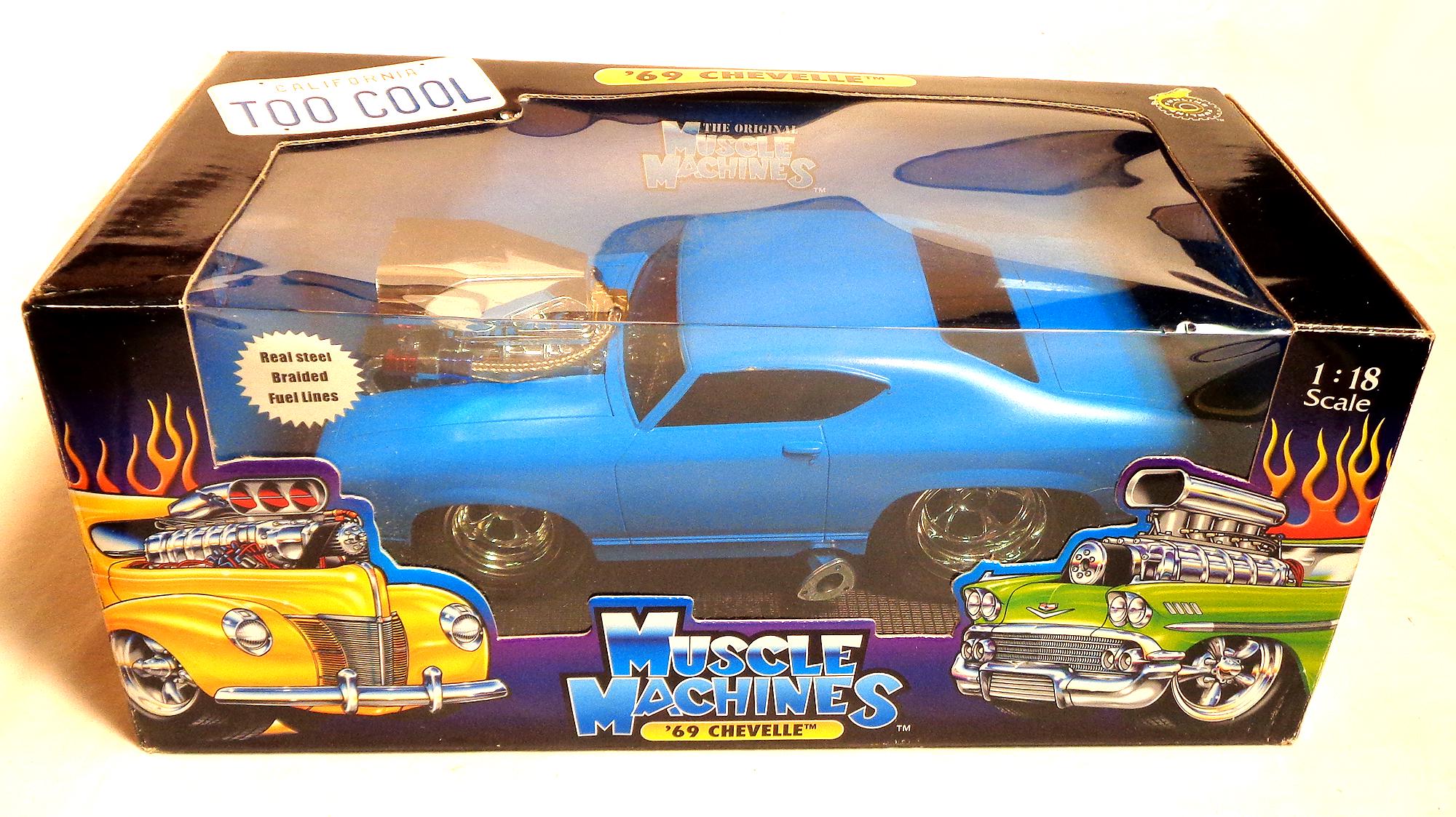 1/18 Scale Muscle Machines - RARE - 1969 Chevy Chevelle in the