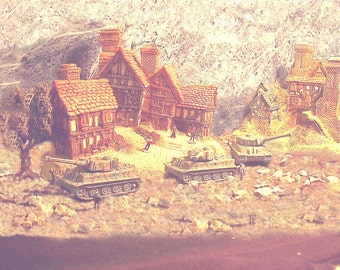 Miniature Micro Machine German TIGER I Tank - LOT of THREE