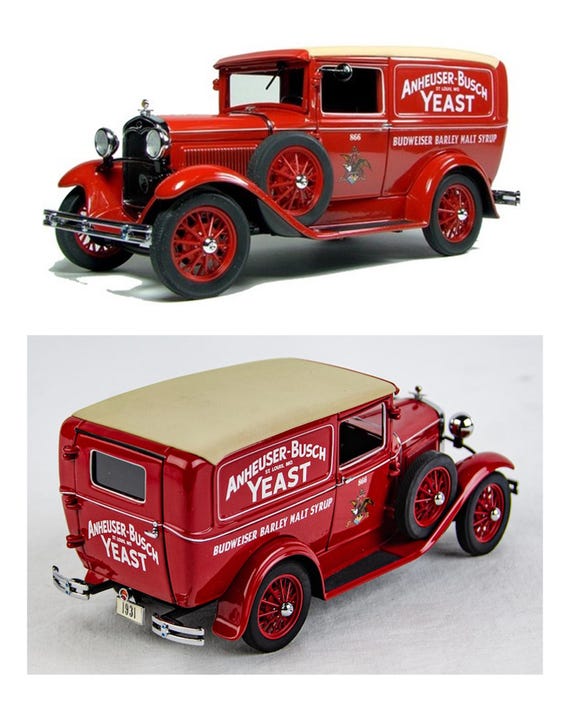 1/24 Scale Danbury Mint 1931 Ford Budweiser Anheuser Busch
