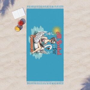 Strandtuch - Boho Strandtuch, Sommer Strandtuch, Boho Stranddecke, Tropische Picknick Matte, Outdoor Yoga Matte