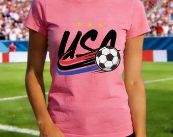 2026 World Cup USA Canada Mexico Host Nation Shirt,USA Soccer Fan Tee,2026 Tournament Watch Party Apparel,Patriotic American Soccer Gift Top