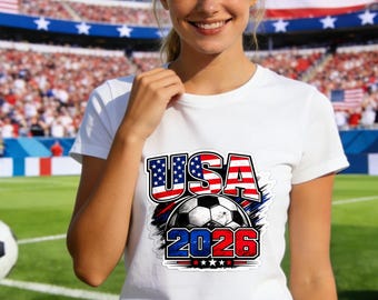 Patriotic US Flag Game Day Shirt,Perfect Gift for American Soccer Supporters & Fans,Bold US Pride Game Day Essential for Watch Parties